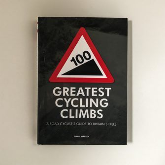Front cover of 100 greatest cycling climbs by Simon Warren