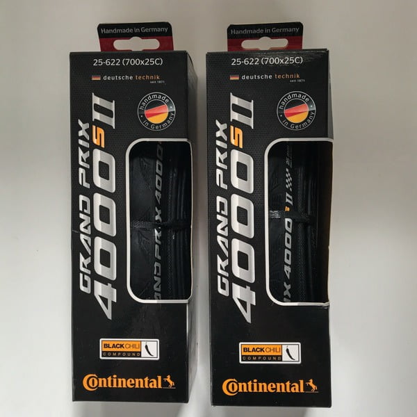 continental grand prix 4000s ii tyres x2 in packets