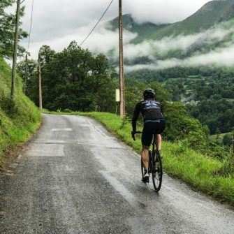 Cycling Col des Borderes, French Pyrenees