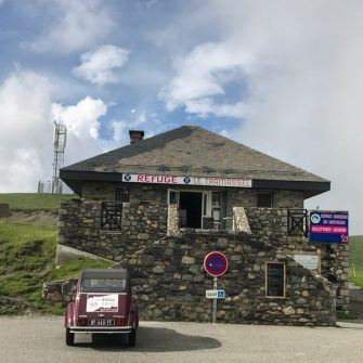 Restaurant at top of Col de Tramassal (above Hautacam summit)