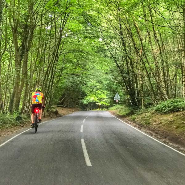 Climbing Leith Hill on Prudential Ride London 100 route