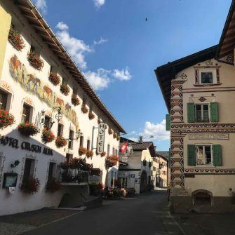Pretty villages of the Müstair valley, Switzerland