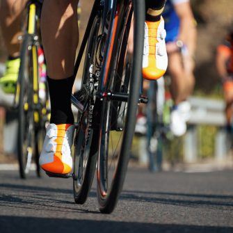 Mallorca 312 route Copyright Epic Road Rides Cyclist pedalling in a granfondo event