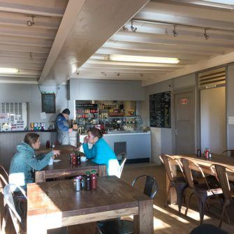 Interior of the hanger cafe, chobham at fairfields airport