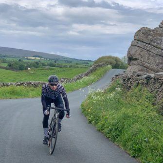 Cycling Malham Cove Yorkshire Dales copyright Epic Road Rides-20 Cycling back towards Settle from Eldroth