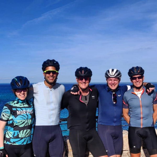 Group of cyclists on a Mallorca Cycling holiday