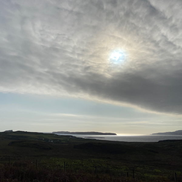 Cloudbank while out cycling the Highlands of Scotland