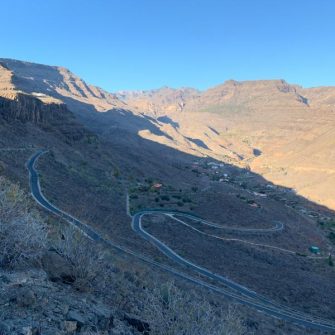 View from Cima Pedro Gonzalez/Mirador de Ayagaures, Gran Canaria bike route