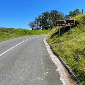 Cycling climb Pico Jaizkibel, Basque Country